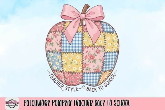 Capturing the Spirit of Autumn with Patchwork Pumpkin Teacher Back to School Designs