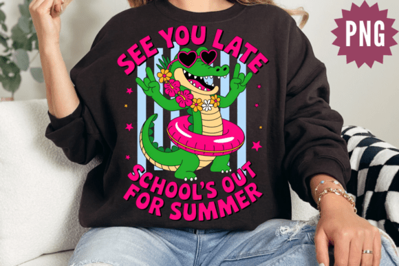 Unlock Creativity with the Schools Out Crocodile Sublimation Design: Your Ultimate Guide to Last Day of School Projects