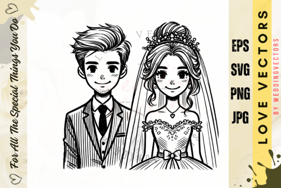 Weddingvectors - 22001795: A Nostalgic Typewriter Graphics Set for Soulful Design
