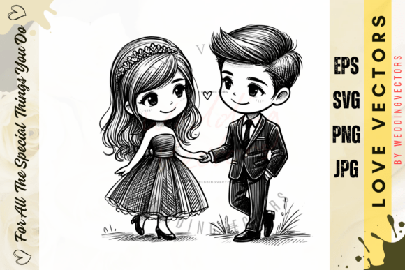 Weddingvectors - 22005547: Bringing Vintage Romance to Your Modern Projects